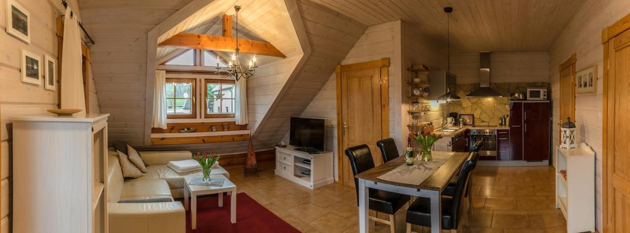 Ferienwohnung Im Blockhaus Rosenkranz Rathmannsdorf Экстерьер фото