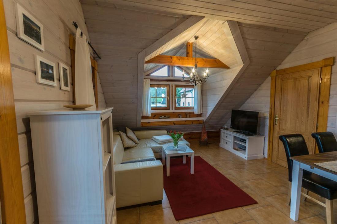 Ferienwohnung Im Blockhaus Rosenkranz Rathmannsdorf Экстерьер фото